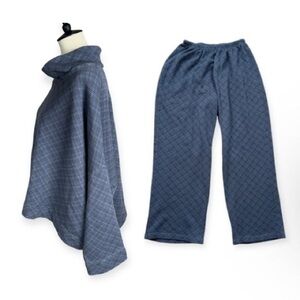 Bryn Walker Bamboo Organic Cotton Fleece 2‎ Piece Mock Neck & Sweatpants Set XXL